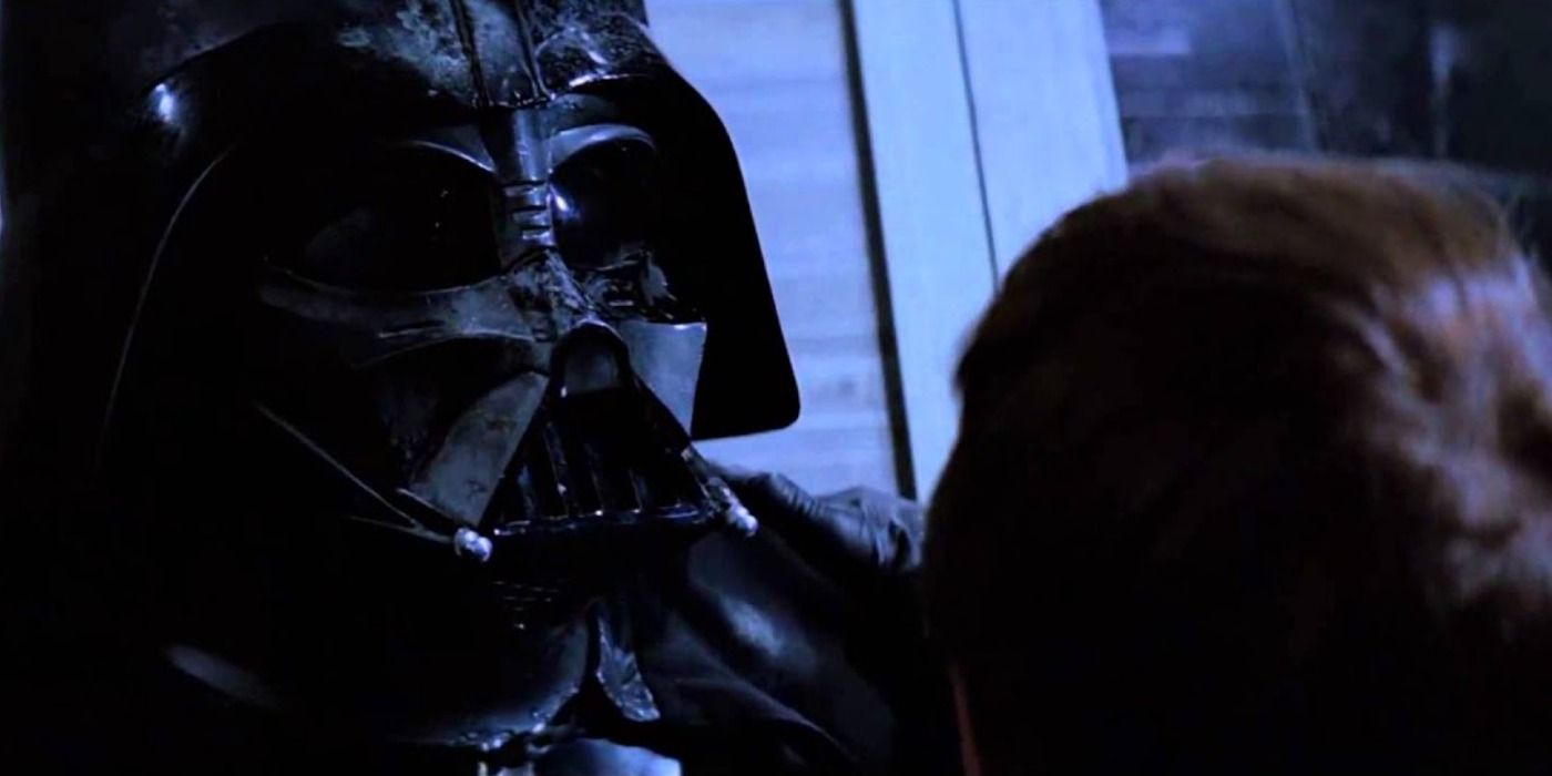 Vader asks Luke to remove his helmet in Return of the Jedi