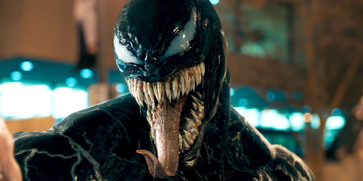 Venom shows his teeth