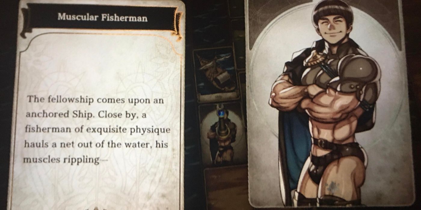 The Muscular Fisherman card in Voice of Cards Demo
