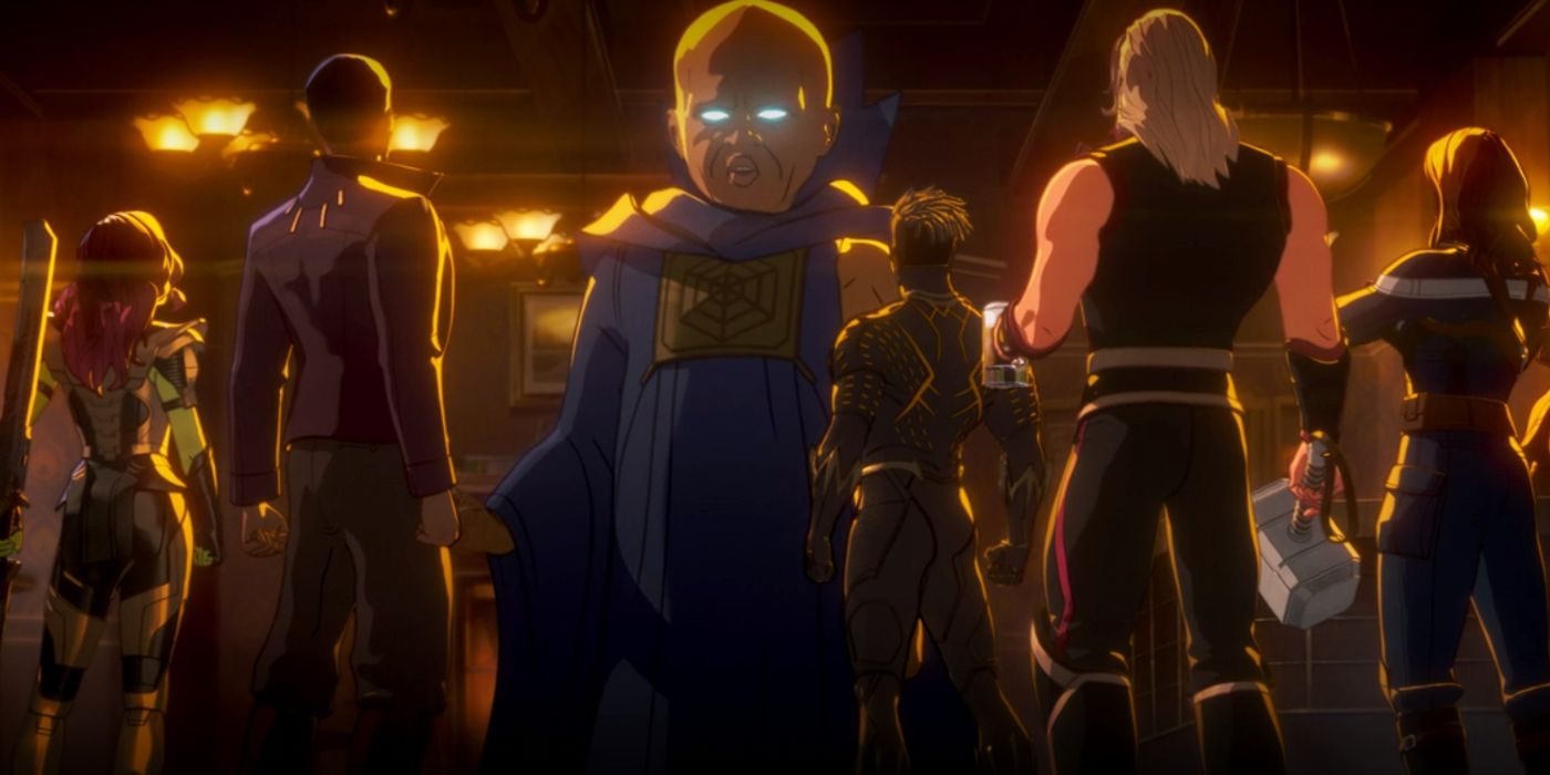Uatu addresses the Guardians of the Multiverse 