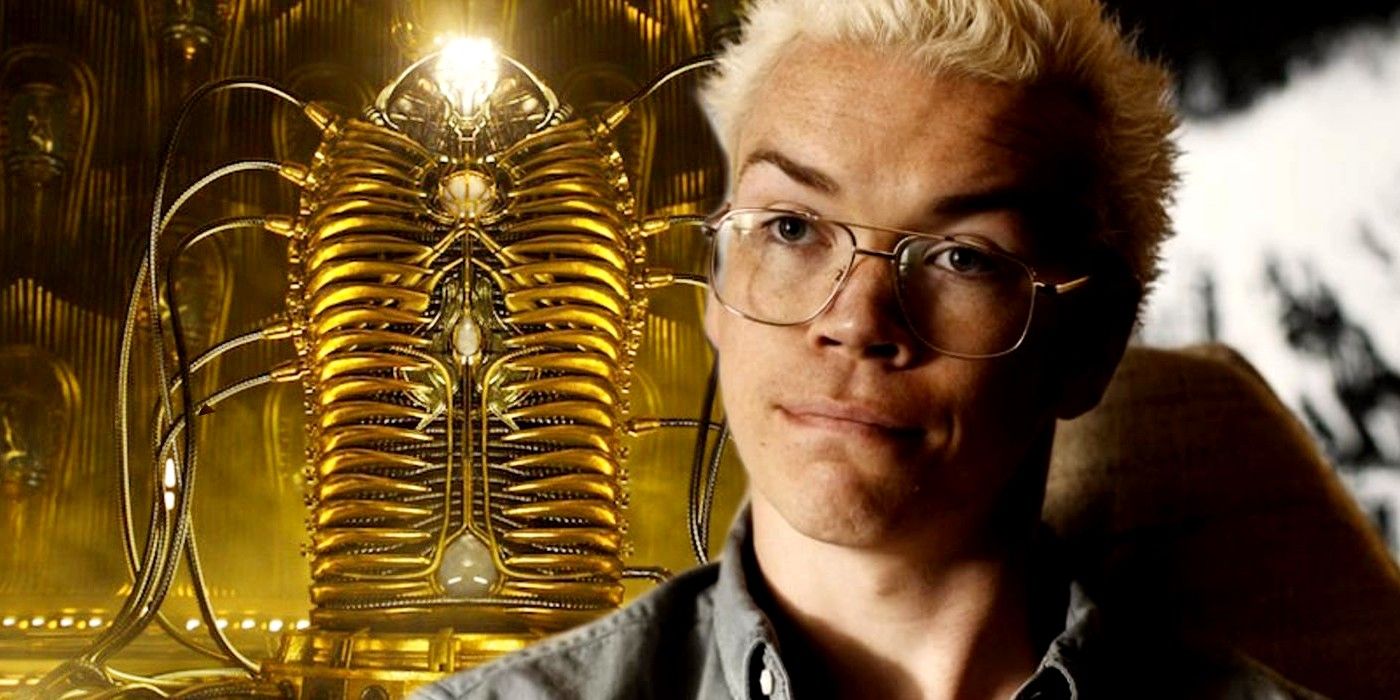 Will Poulter as Colin in Black Mirror Bandersnatch and Adam Warlock in Guardians of the Galaxy vol 2