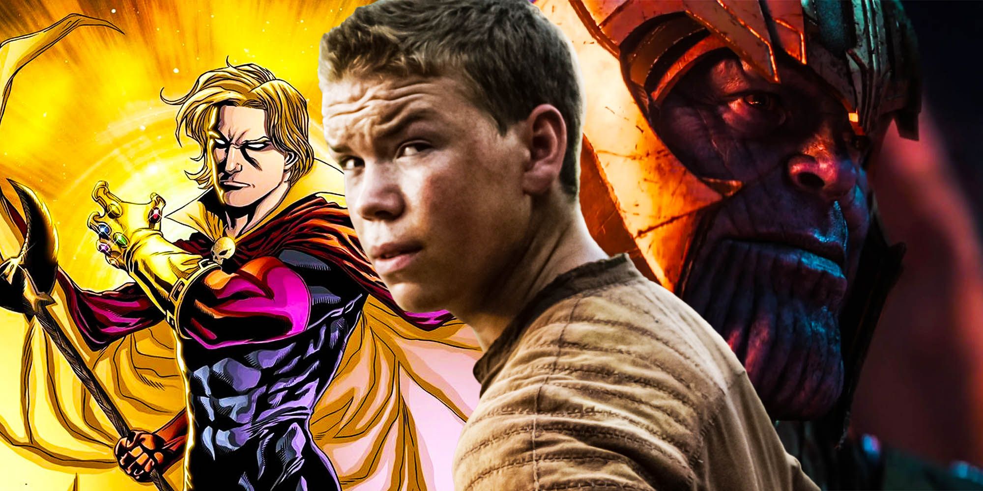 Will Poulter how Adam Warlock story can work without thanos or infinity stones