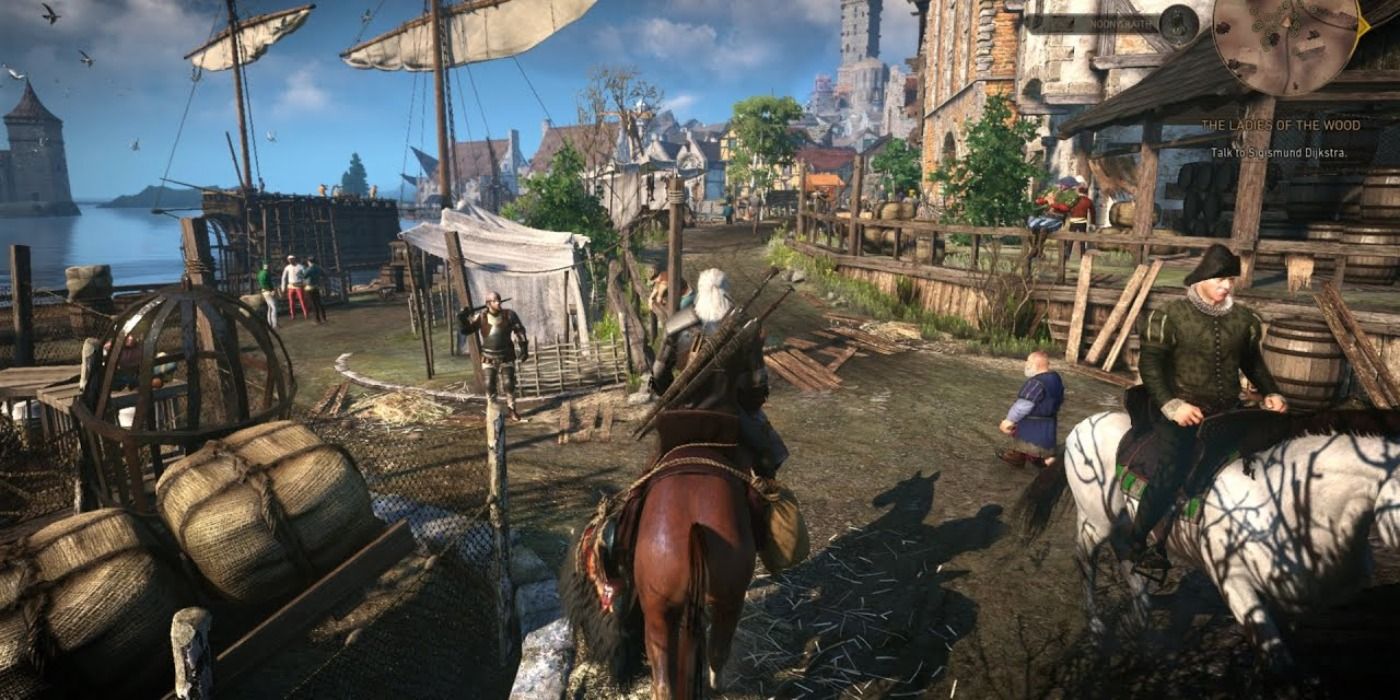 Image from a gameplay demo for The Witcher 3