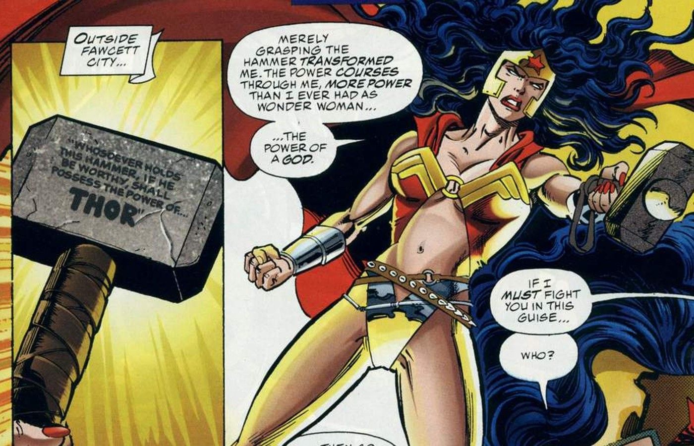 Wonder Woman DC vs Marvel ultimate form