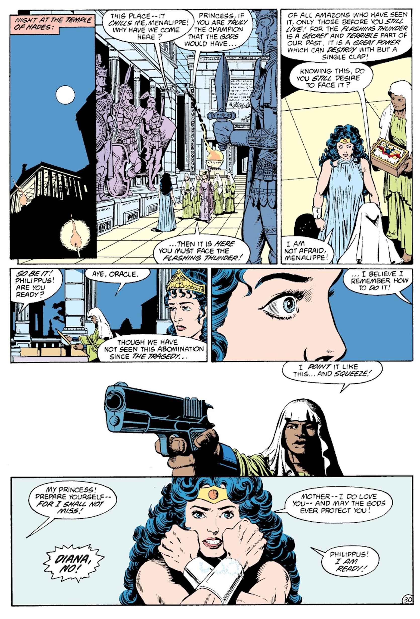 Wonder Woman Gun George Perez