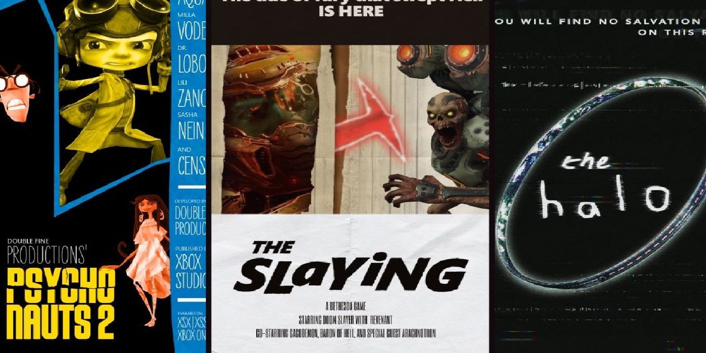Xbox Unveiled Horror-Movie-Inspired Video Game Posters