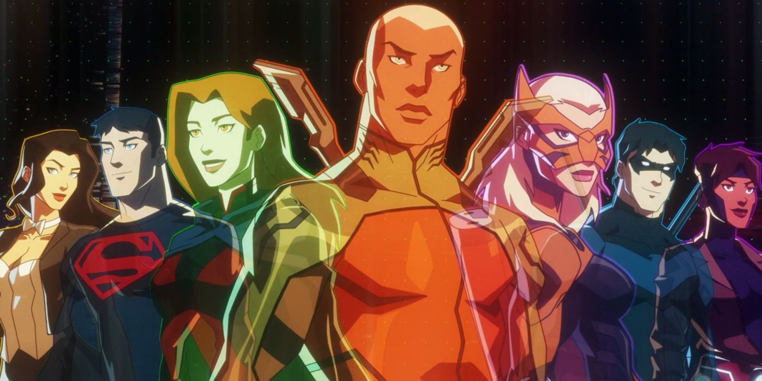 The core Team of Young Justice Phantoms