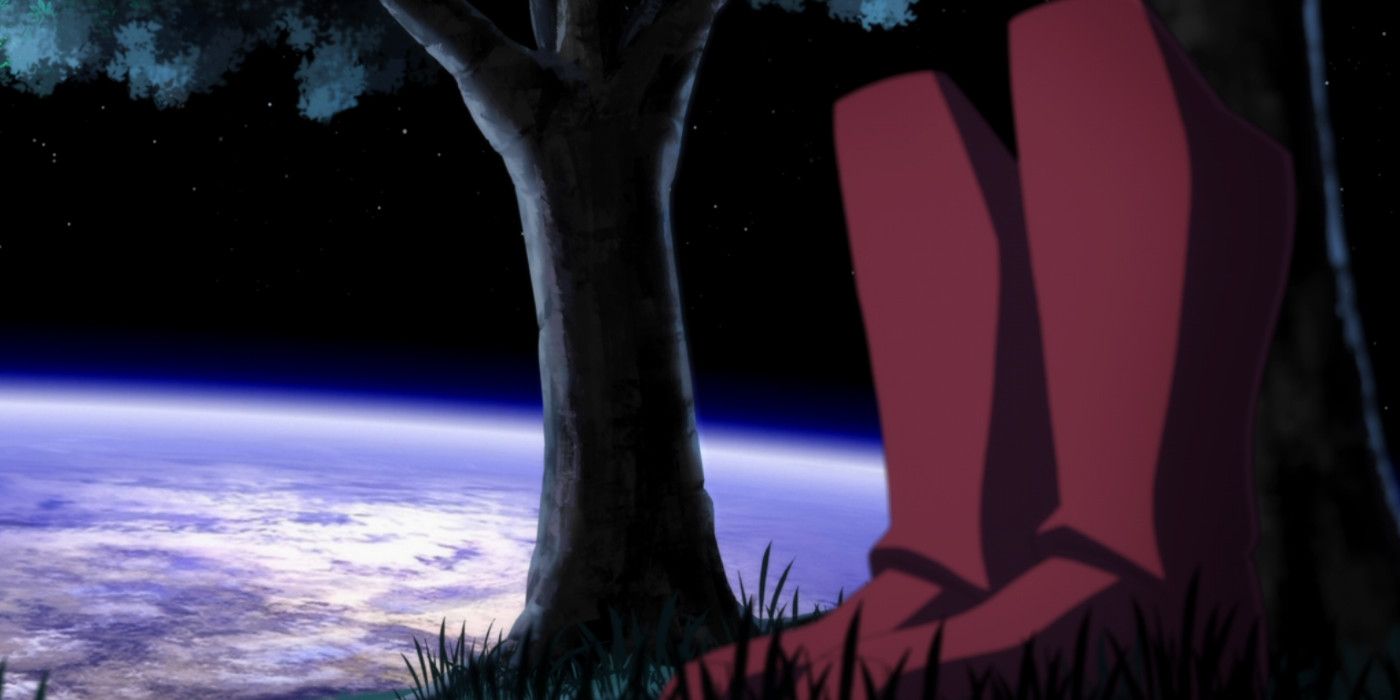 Young Justice Superman's Boots In Watchtower Garden
