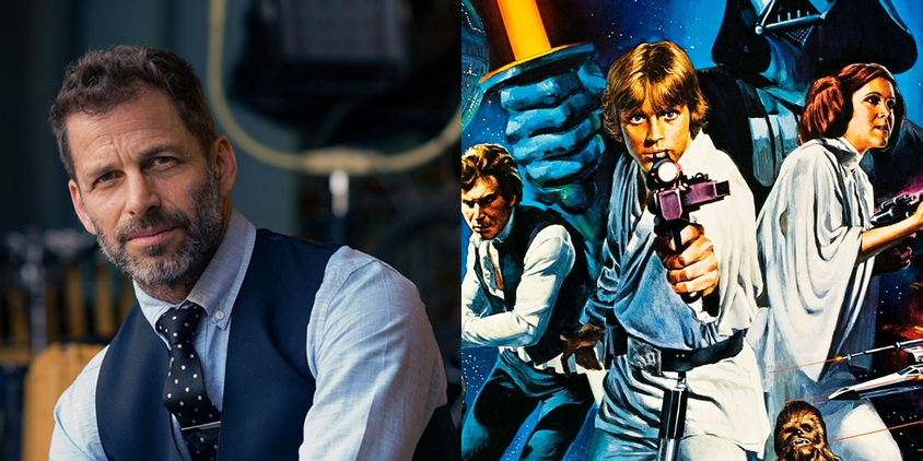 Zack Snyder and a classic Star Wars poster.