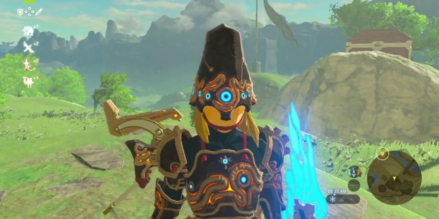 Link wears the Ancient Set in Breath of the Wild.