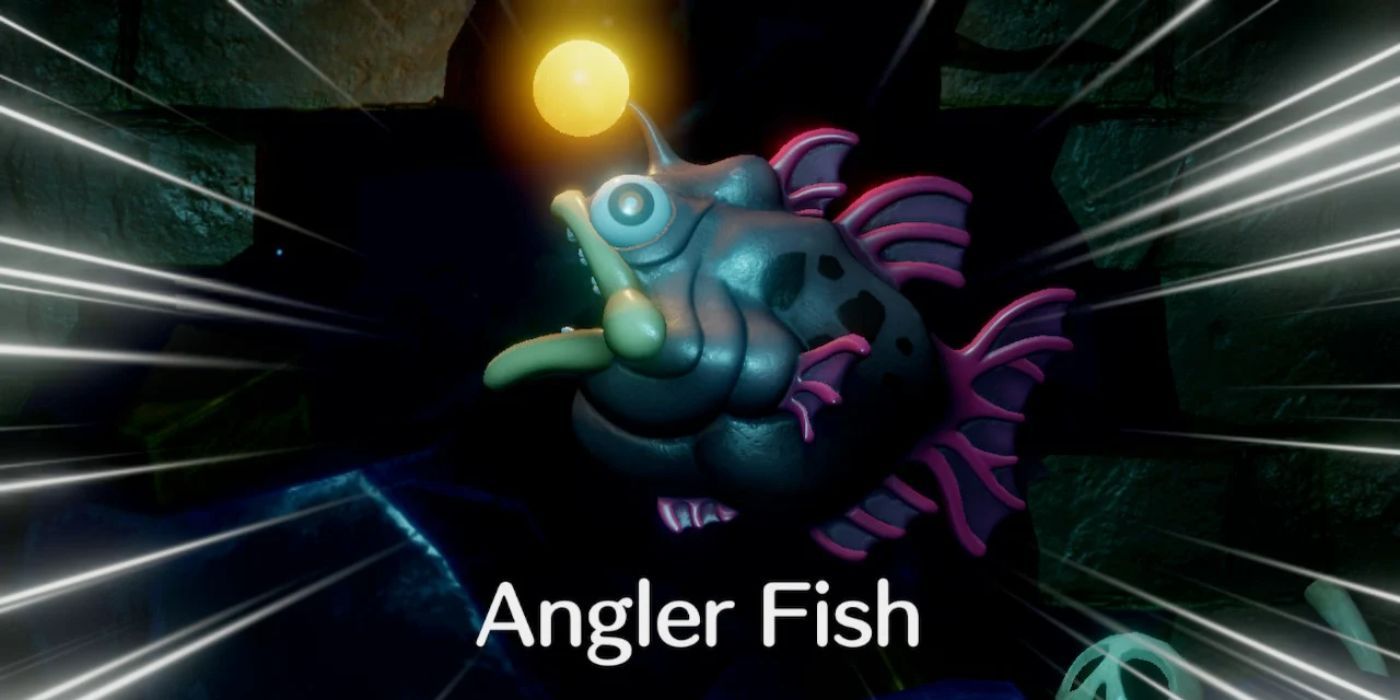 The Angler Fish prepares for battle in the Link's Awakening Remake.