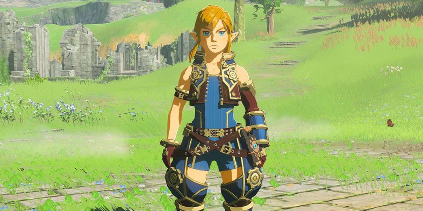 Link wears the Salvager Set in Breath of the Wild.