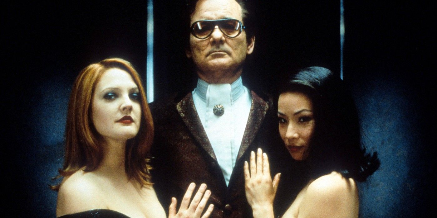 Drew Barrymore, Bill Murray and Lucy Liu in Charlie's Angels
