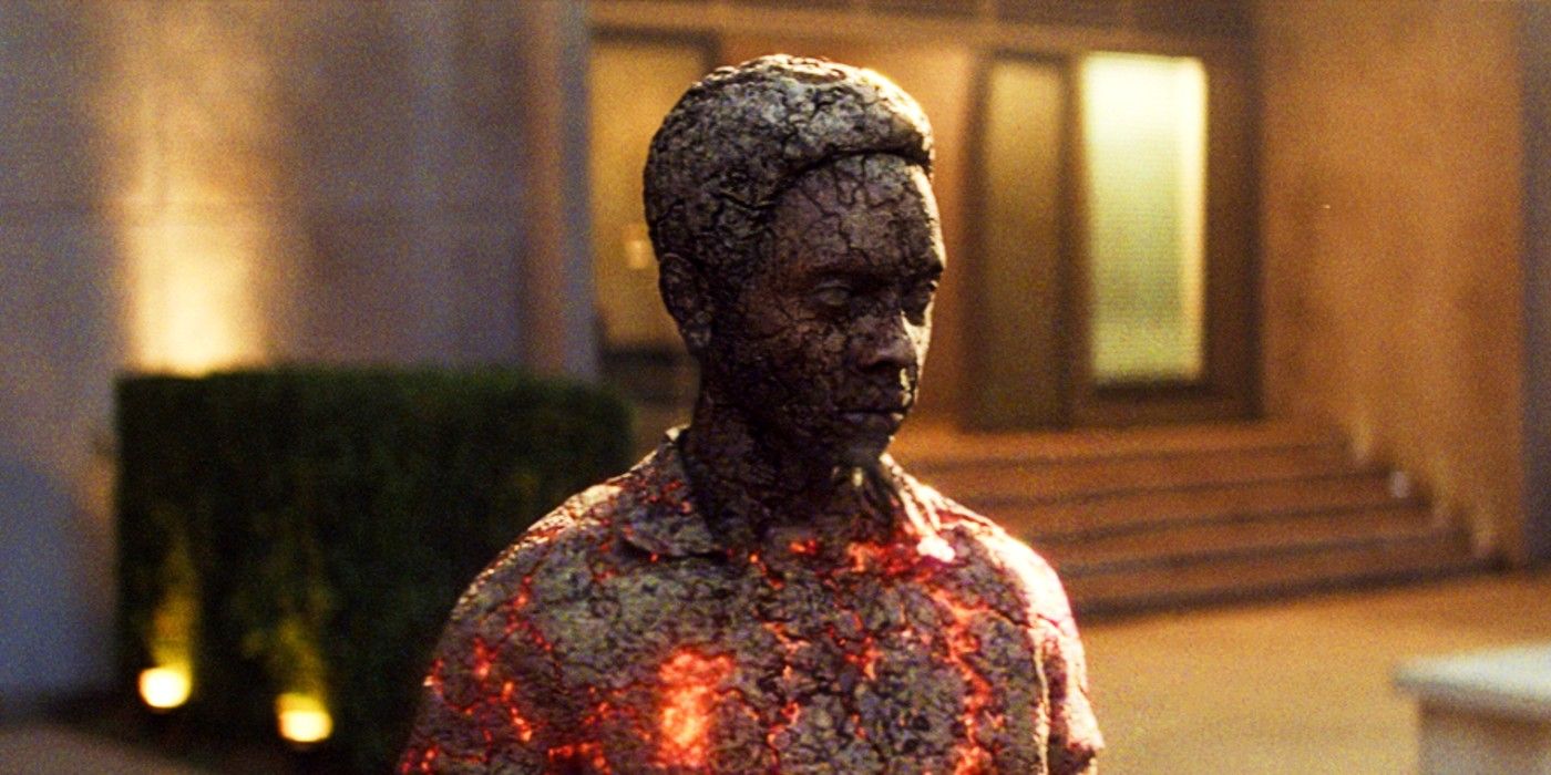 Darwin covered in ash in X-Men: First Class