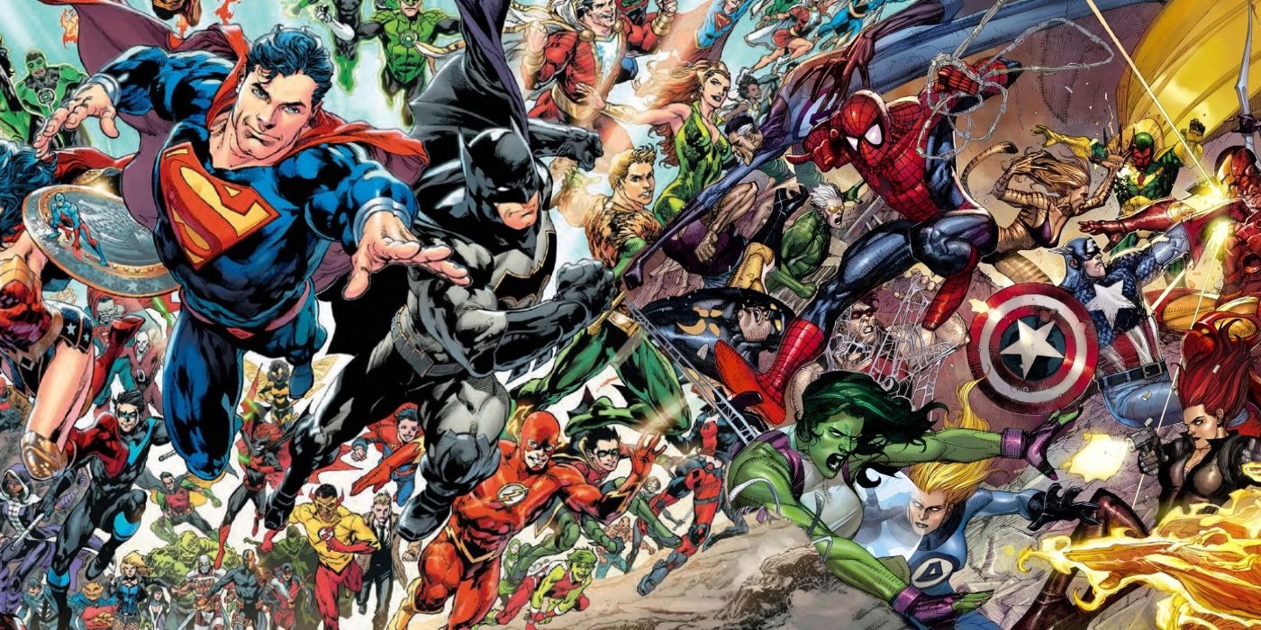 DC Comics and Marvel superheroes