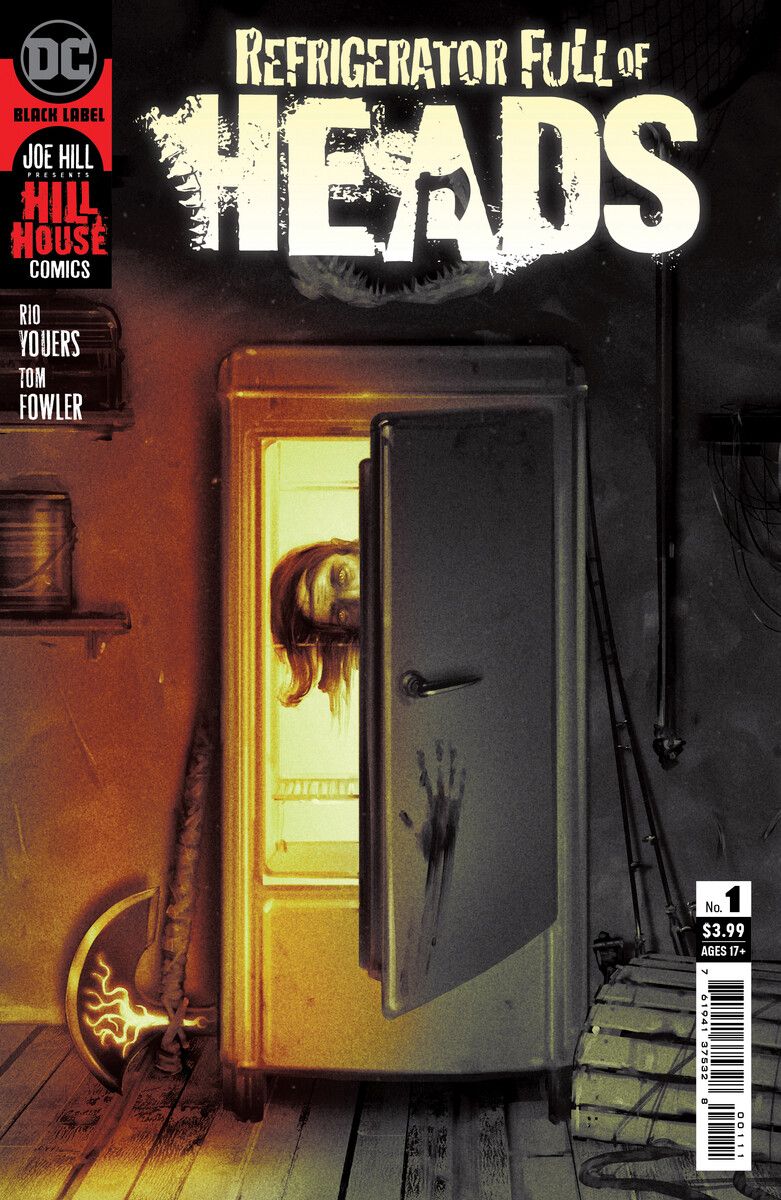 Cover for first issue of Refrigerator Full of Heads