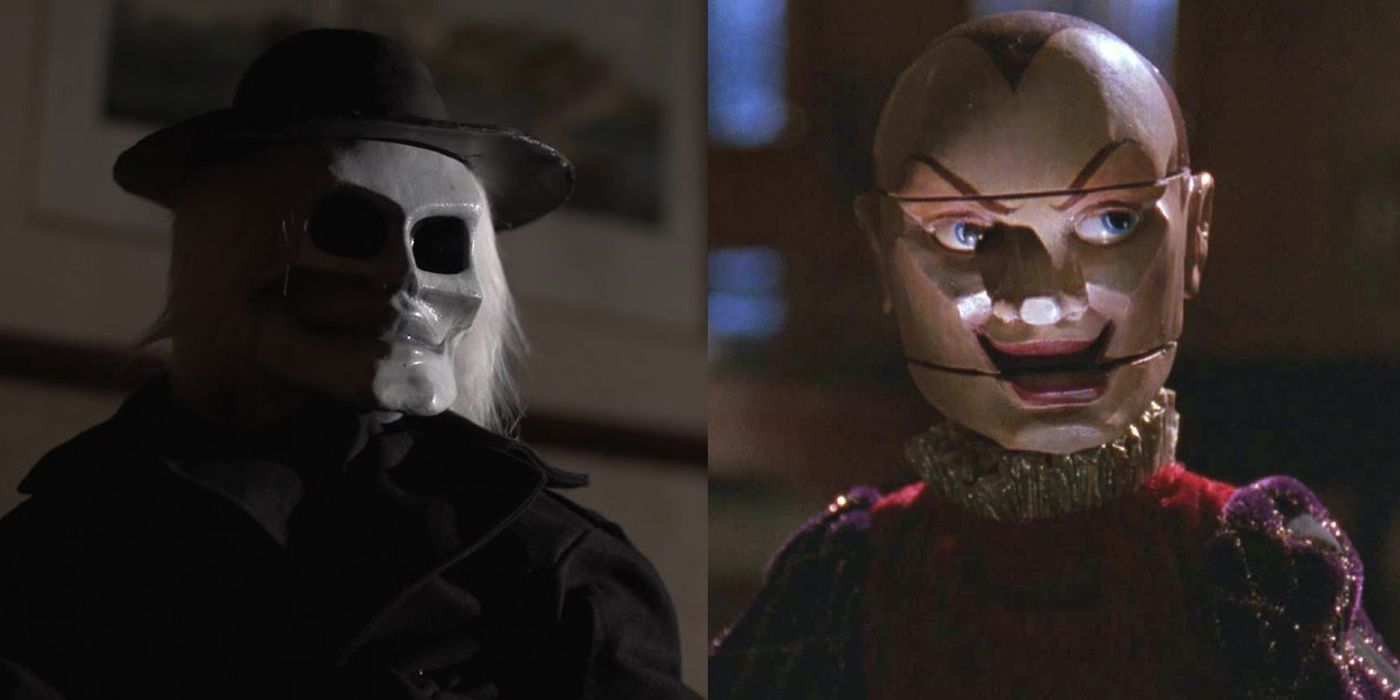 Blade and Jester from the Puppet Master series appear in close uo