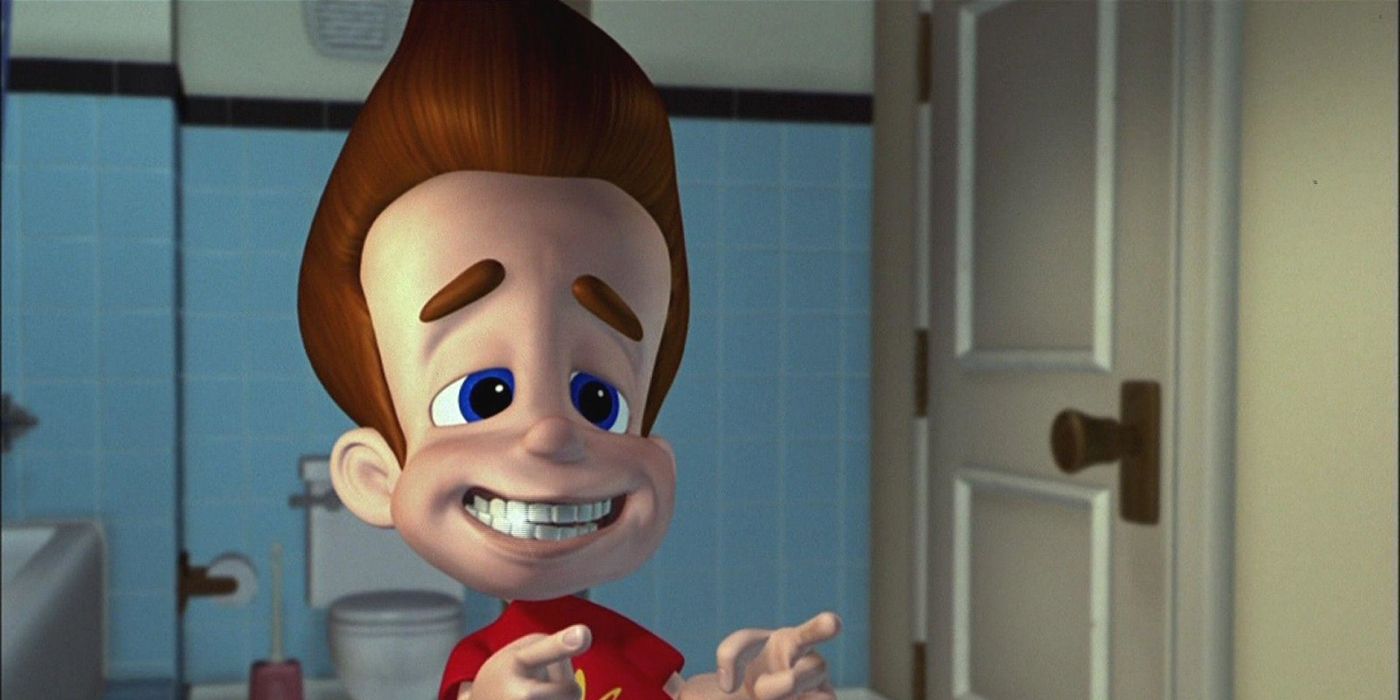 Jimmy Neutron with a wide grin from The Adventures of Jimmy Neutron, Boy Genius