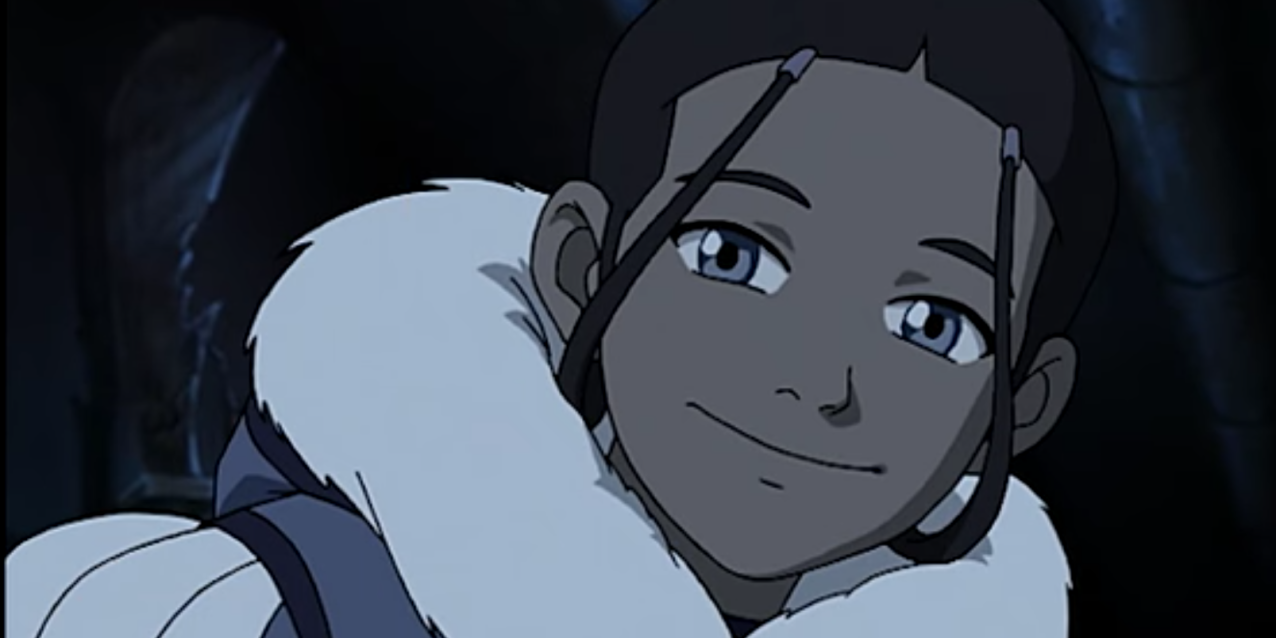Katara smiling in Avatar the Last Airbender