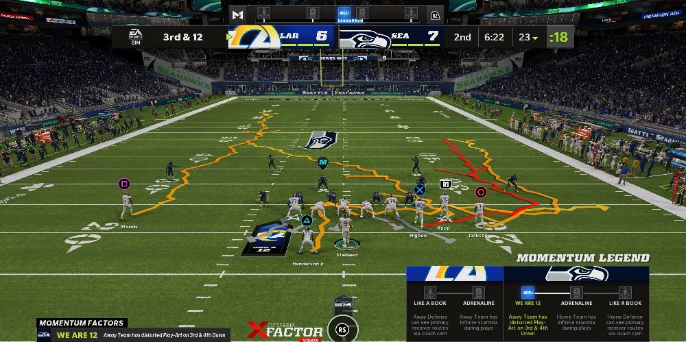 Rams face Seahwaks in Madden 22