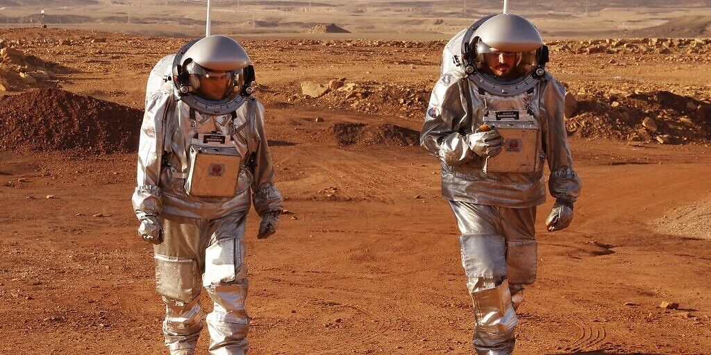 'Astronauts' in a Mars simulation in Israel