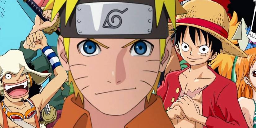 One Piece Luffy and Naruto 