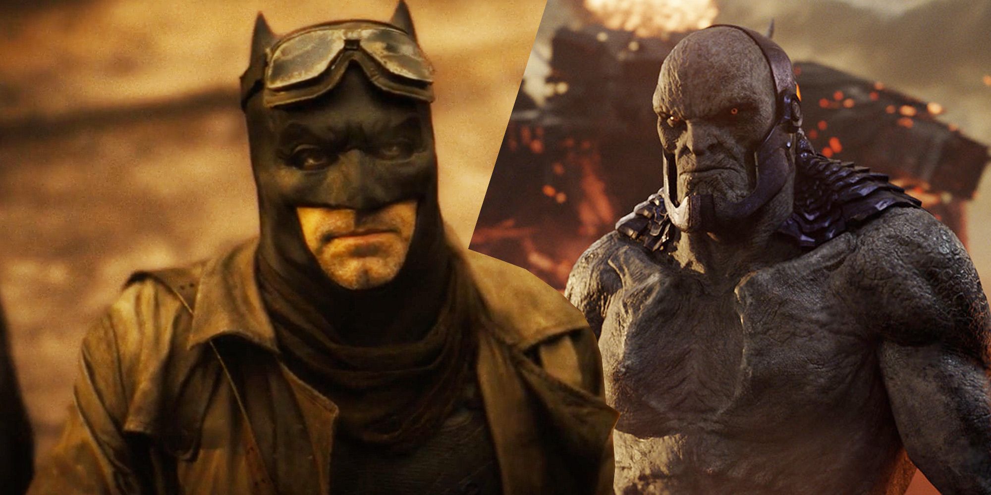 Ben Affleck as Batman and Darkseid in Zack Snyder's Justice League