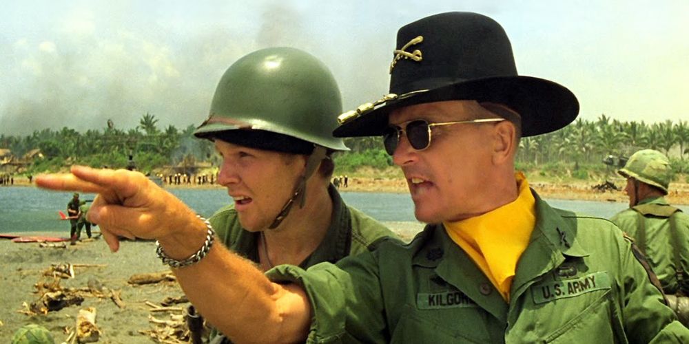 Kilgore points at waves in Apocalypse Now