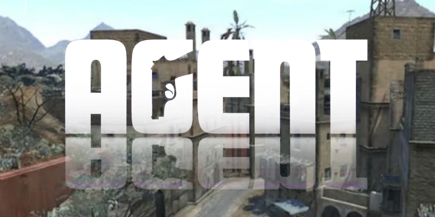The agent title card with a gun forming the &quot;G&quot;