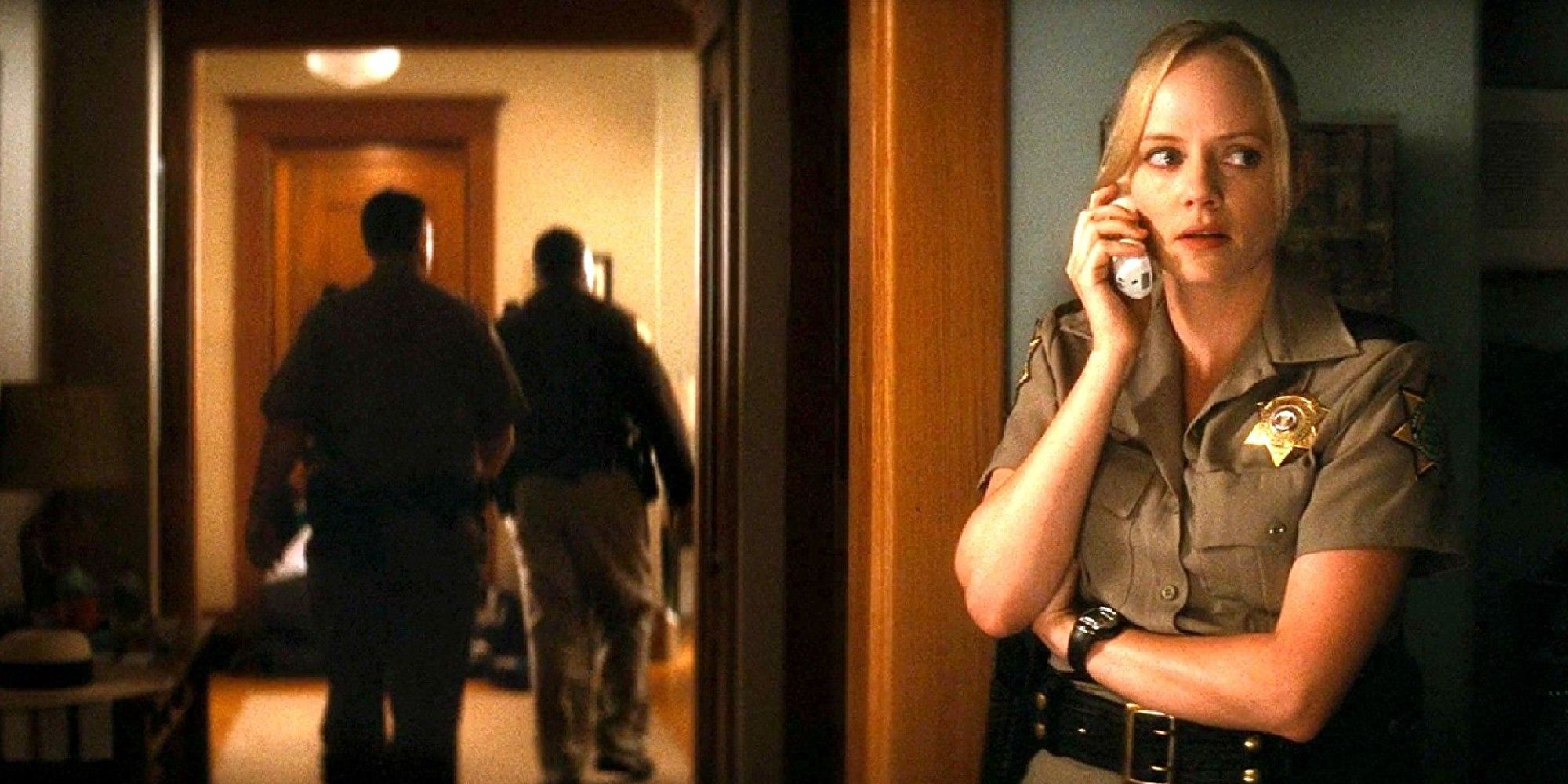 Judy talking on the phone in Scream 4