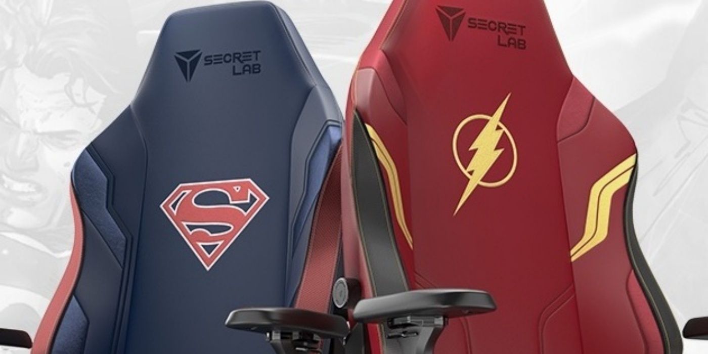 secretlab flash and superman chairs