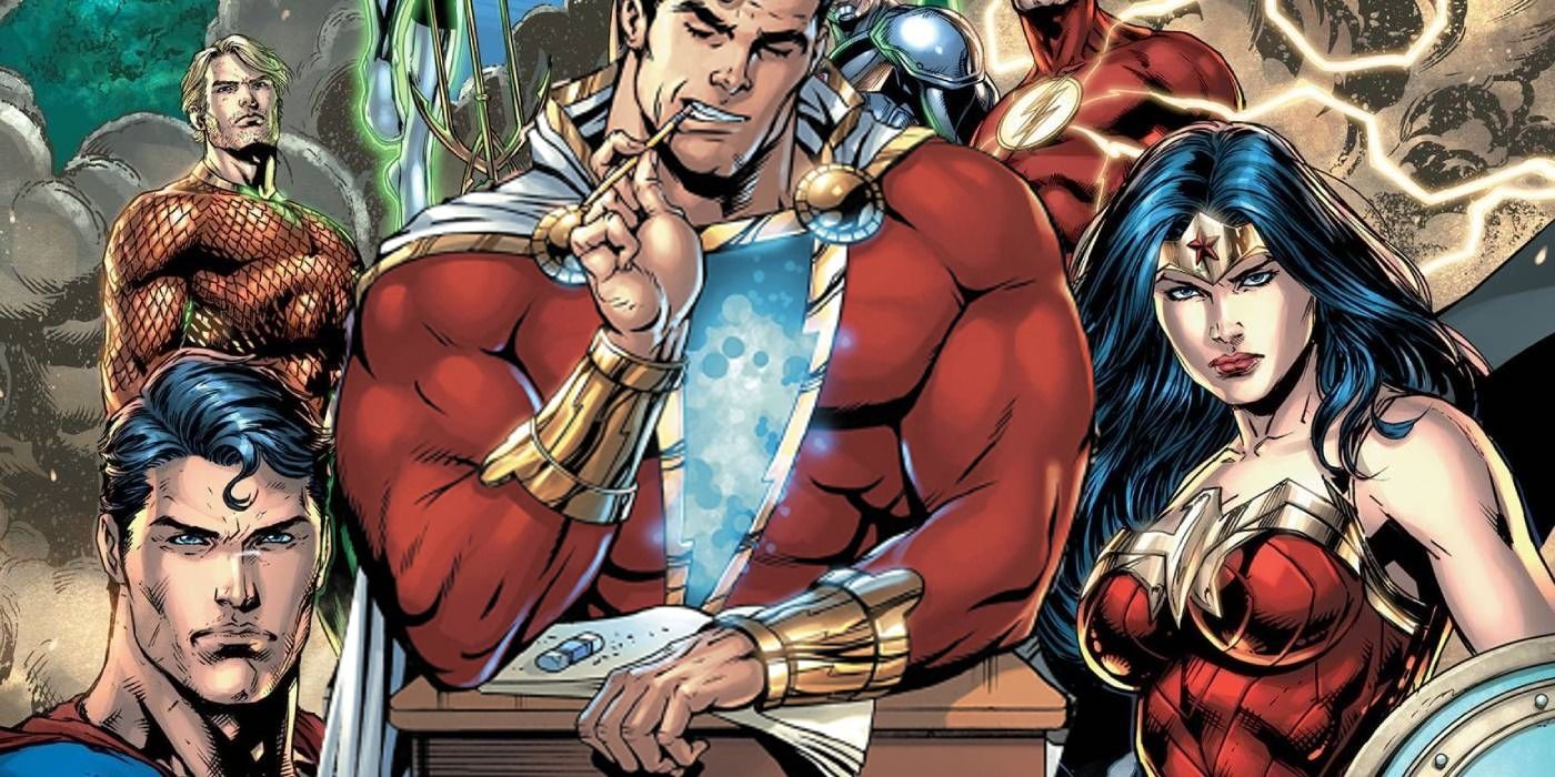 shazam and the justice league header