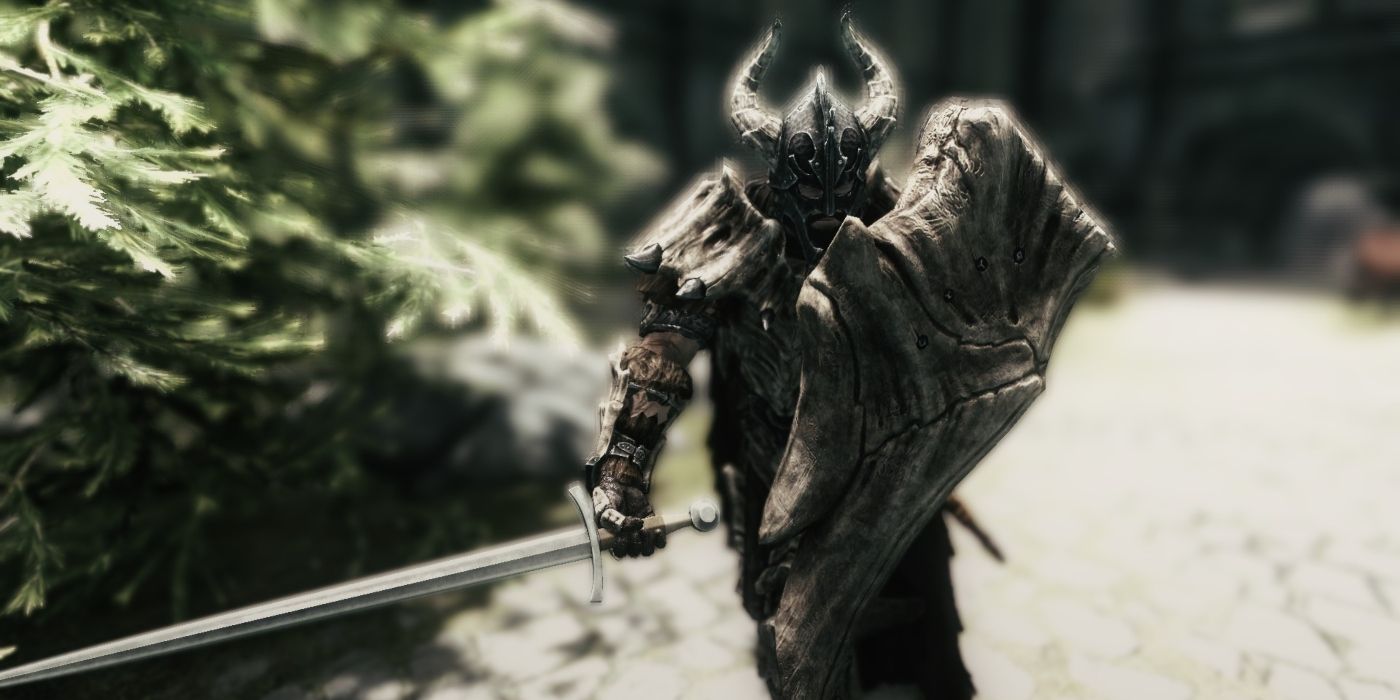 There are pros and cons to wearing dragon plate, a heavy armor type in Skyrim.