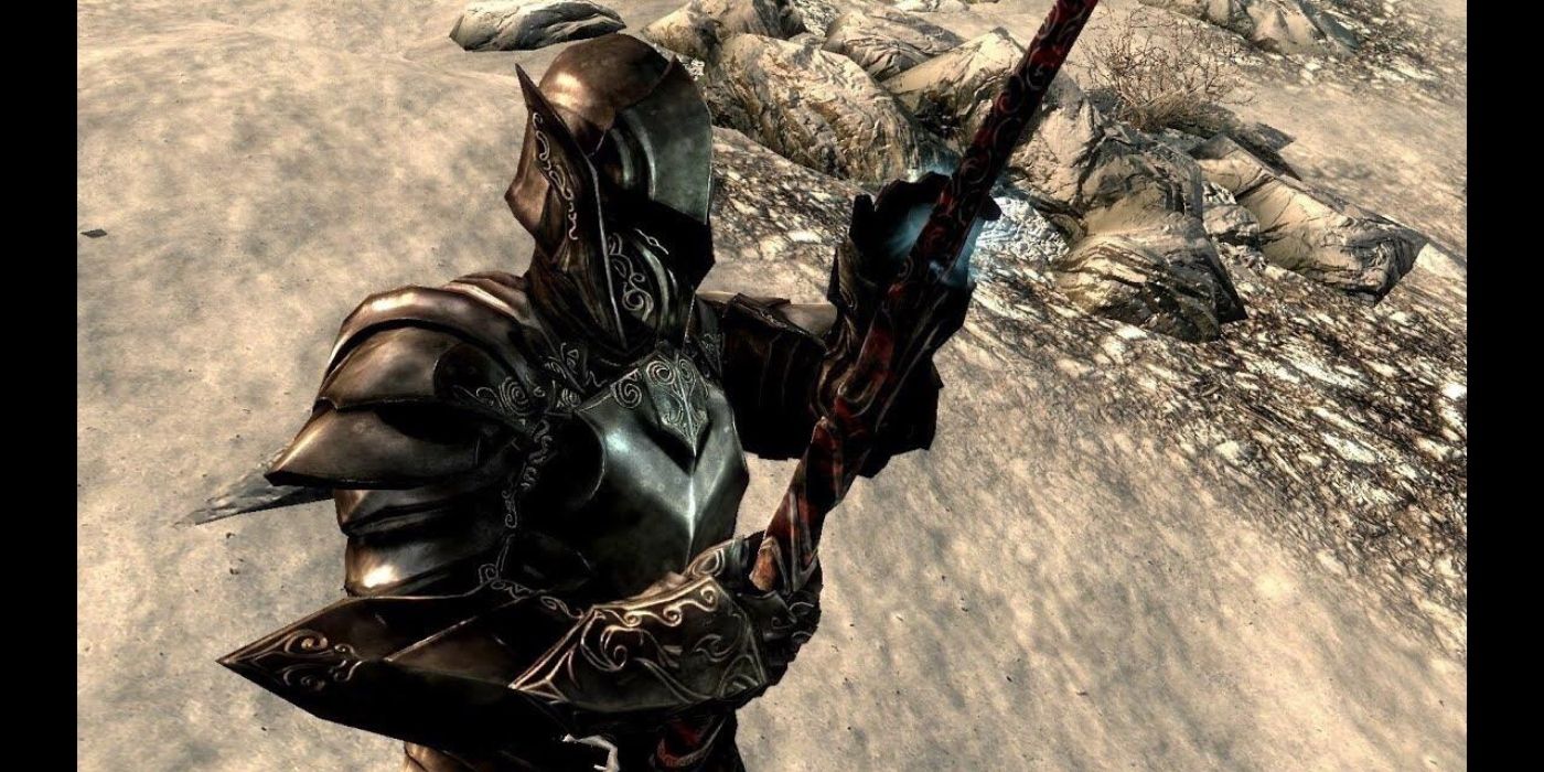 The Ebony Warrior proves there are pros and cons to leveling heavy armor in Skyrim.