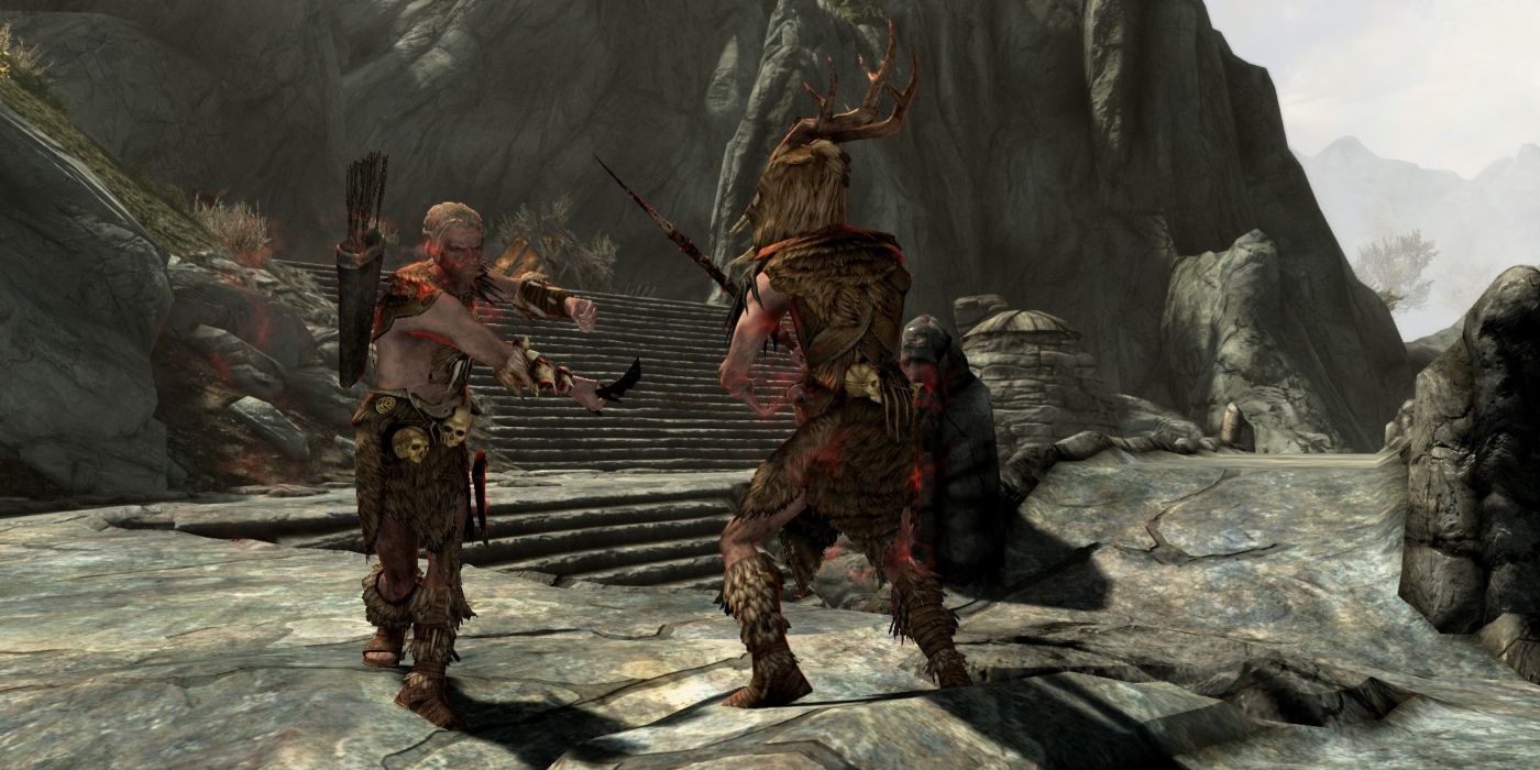 Skyrim&rsquo;s Frenzy spell is a way of using the Illusion skill to turn Forsworn against each otehr.