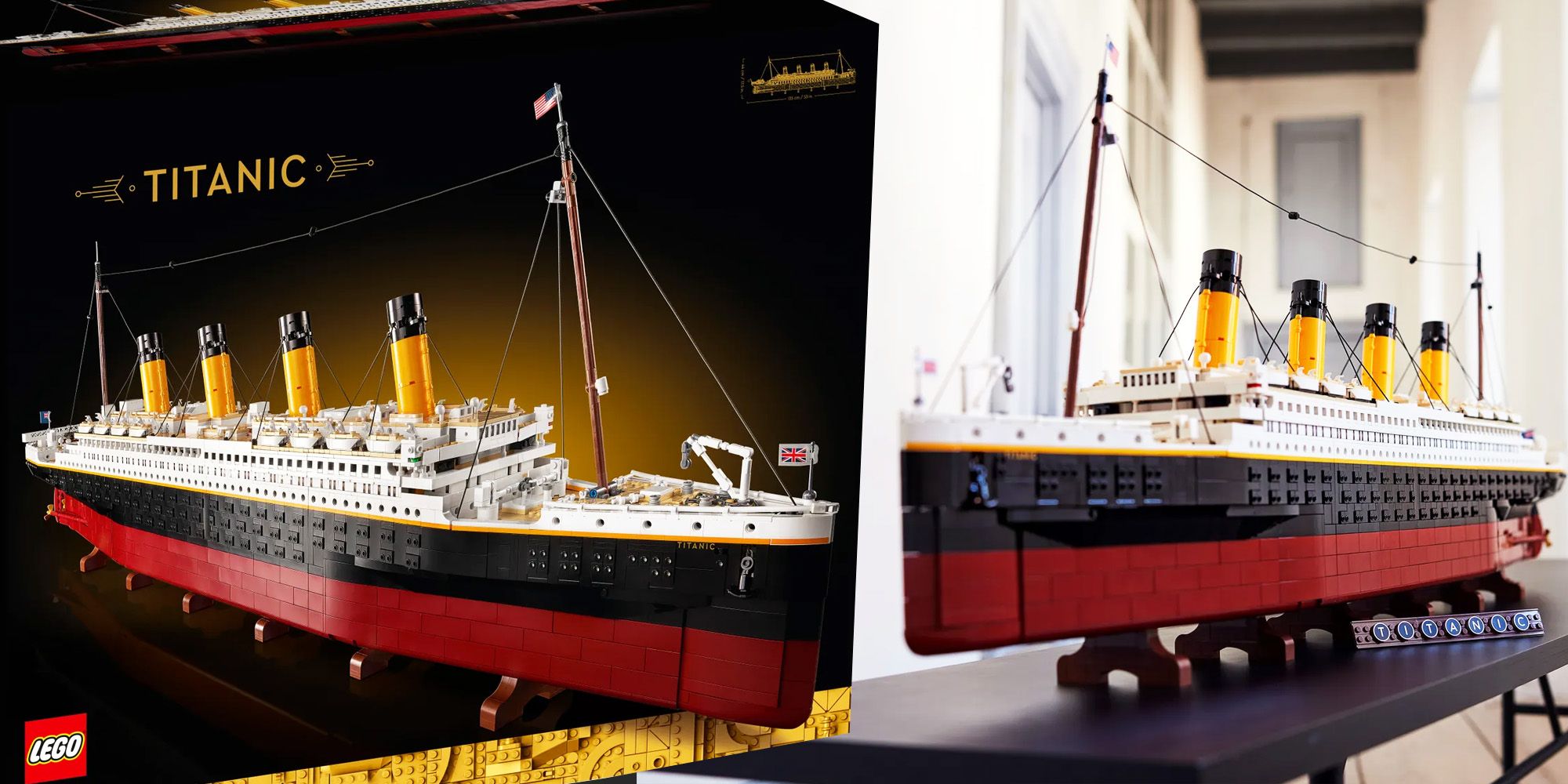 Lego unveils Titanic set, its largest ever