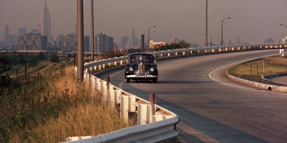 Paulie drives his car moments before his death in The Godfather