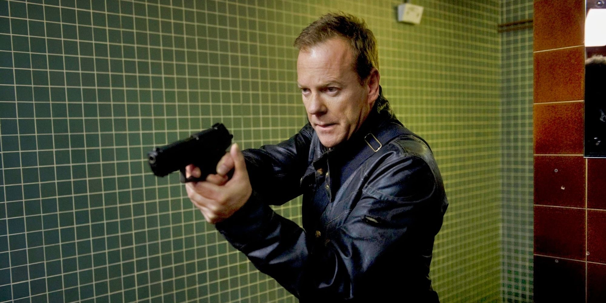 Jack Bauer holding a gun