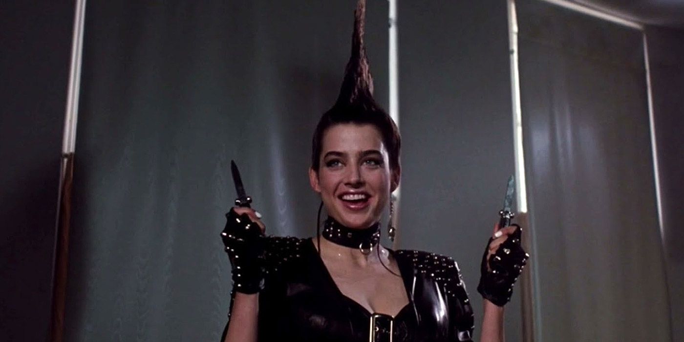 Taryn White with her knives in Nightmare on Elm Street Part 3