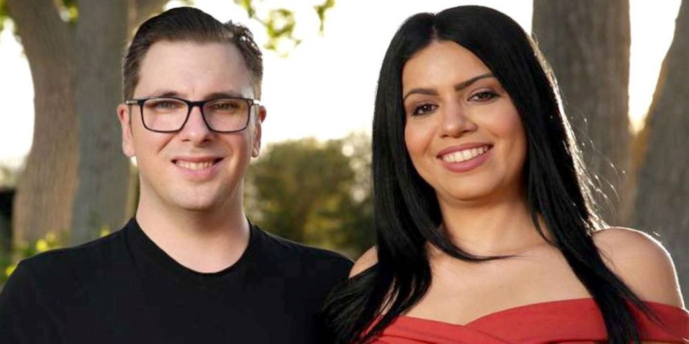 Colt and Larissa posing together in TLC's 90 Day Fiancé.