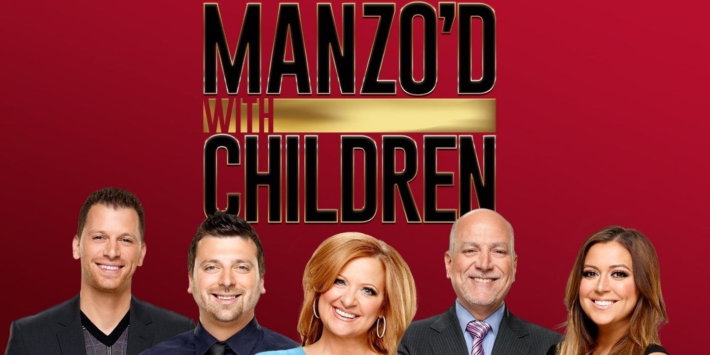 A promo picture of the Manzo family on Manzo'd With Children