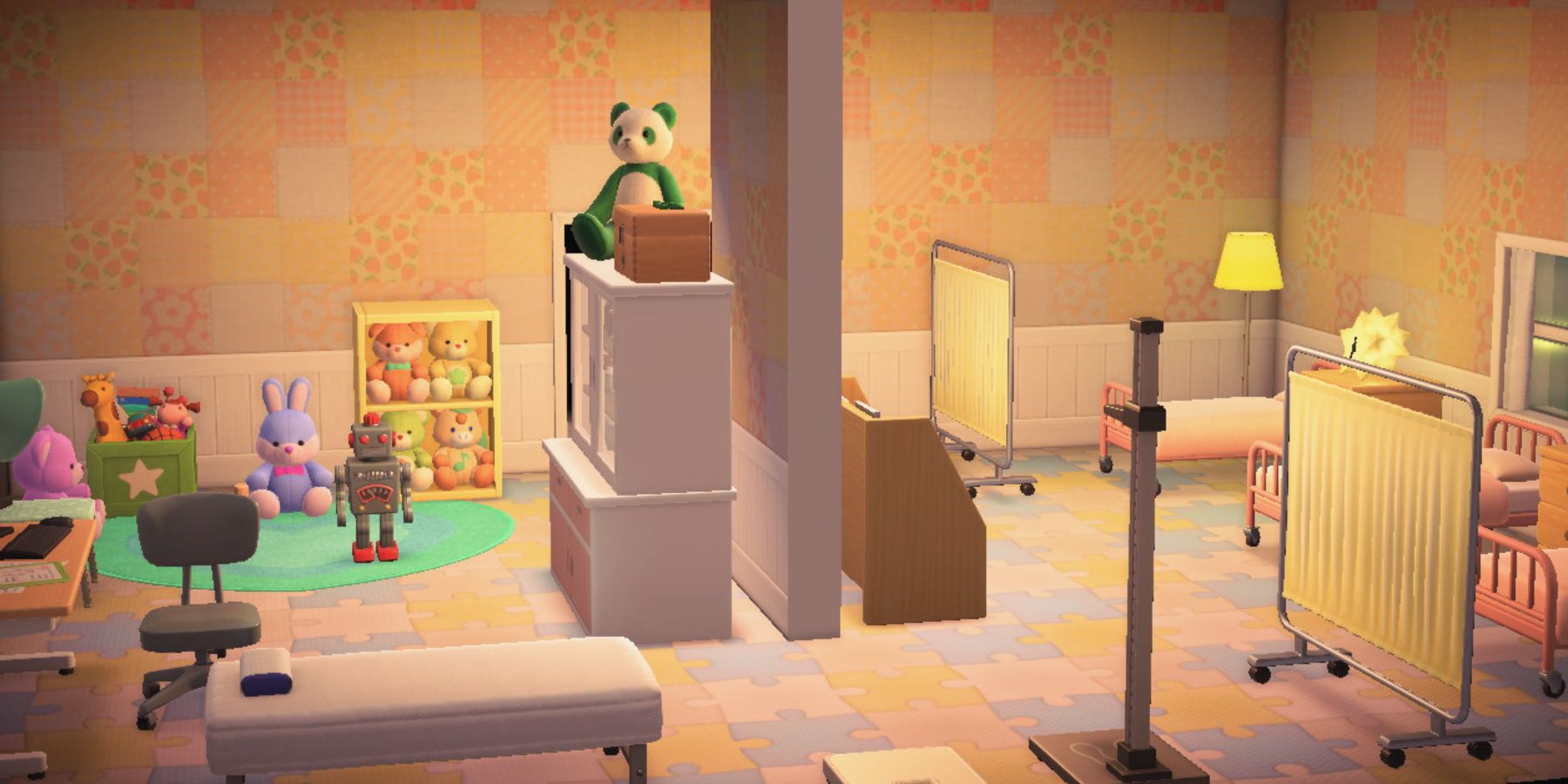 Players can design a pediatric hospital in Animal Crossing Happy Home Paradise.
