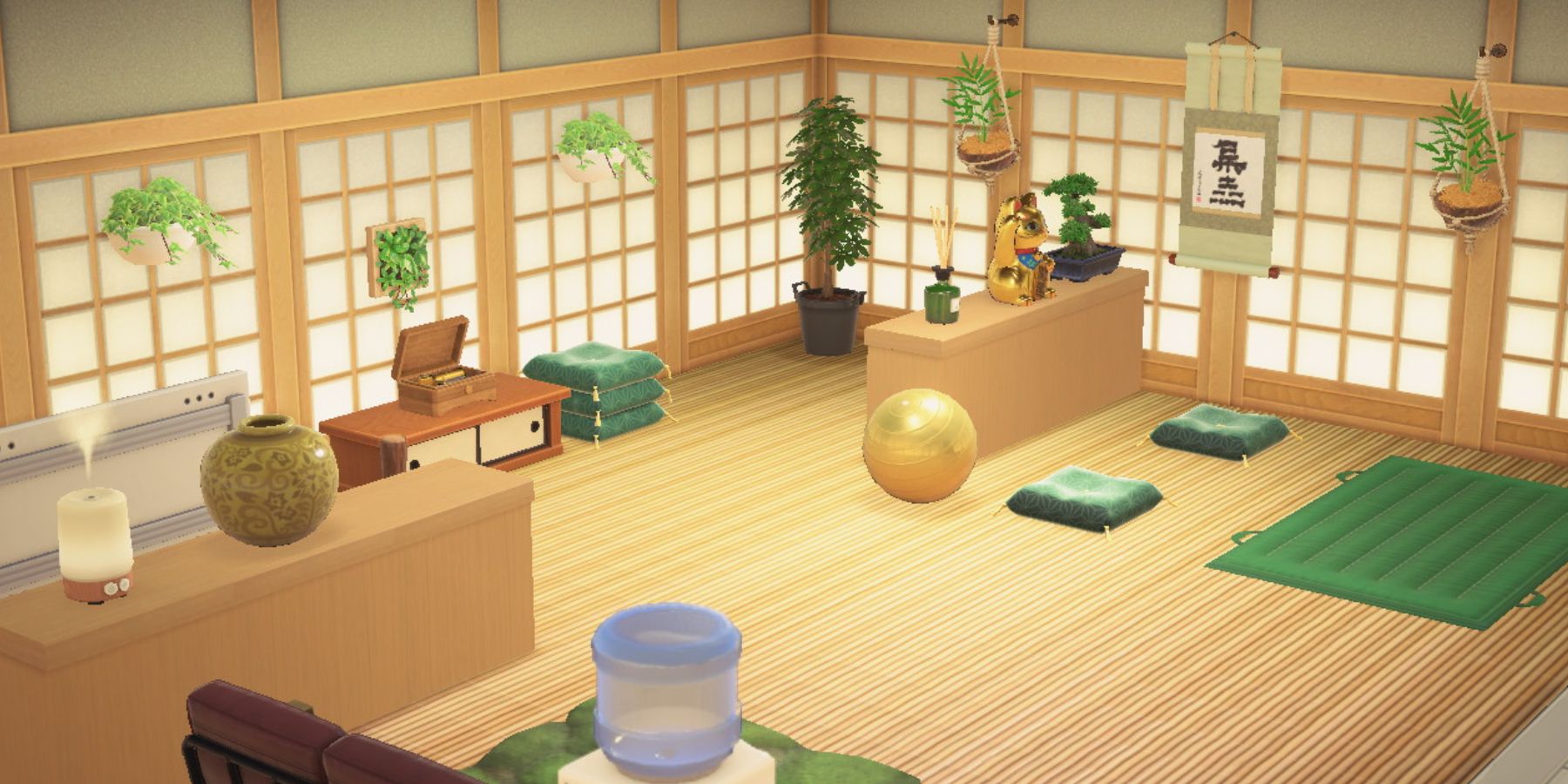 Players can design a wellness center in Animal Crossing Happy Home Paradise.