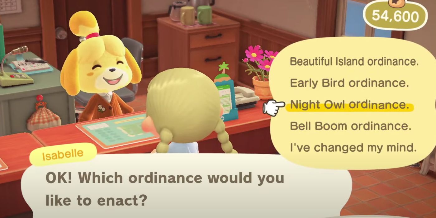Players can enact island ordinances in Animal Crossing 2.0.
