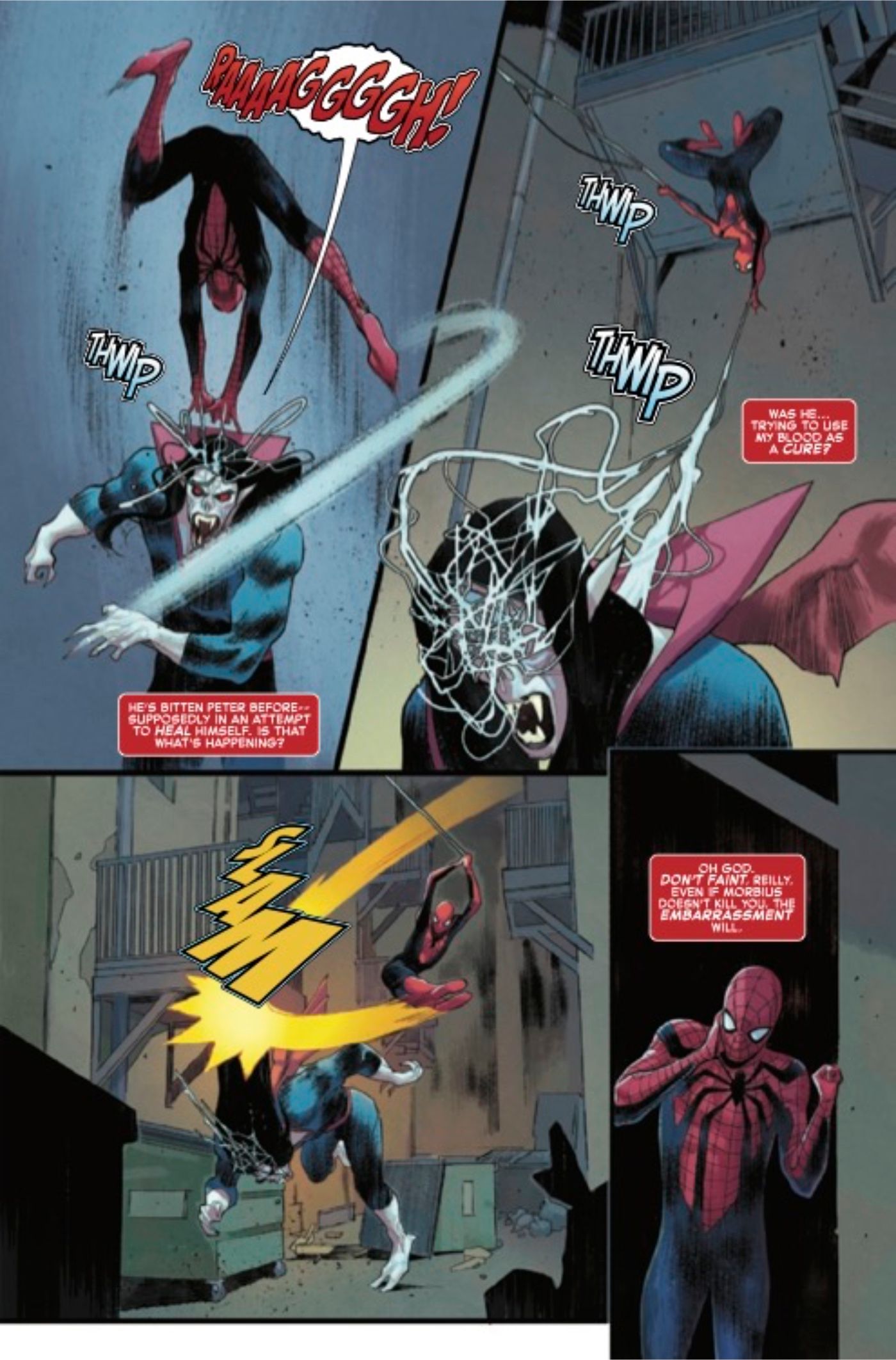 Morbius Battles The New Spider Man Ahead Of His Movie Debut