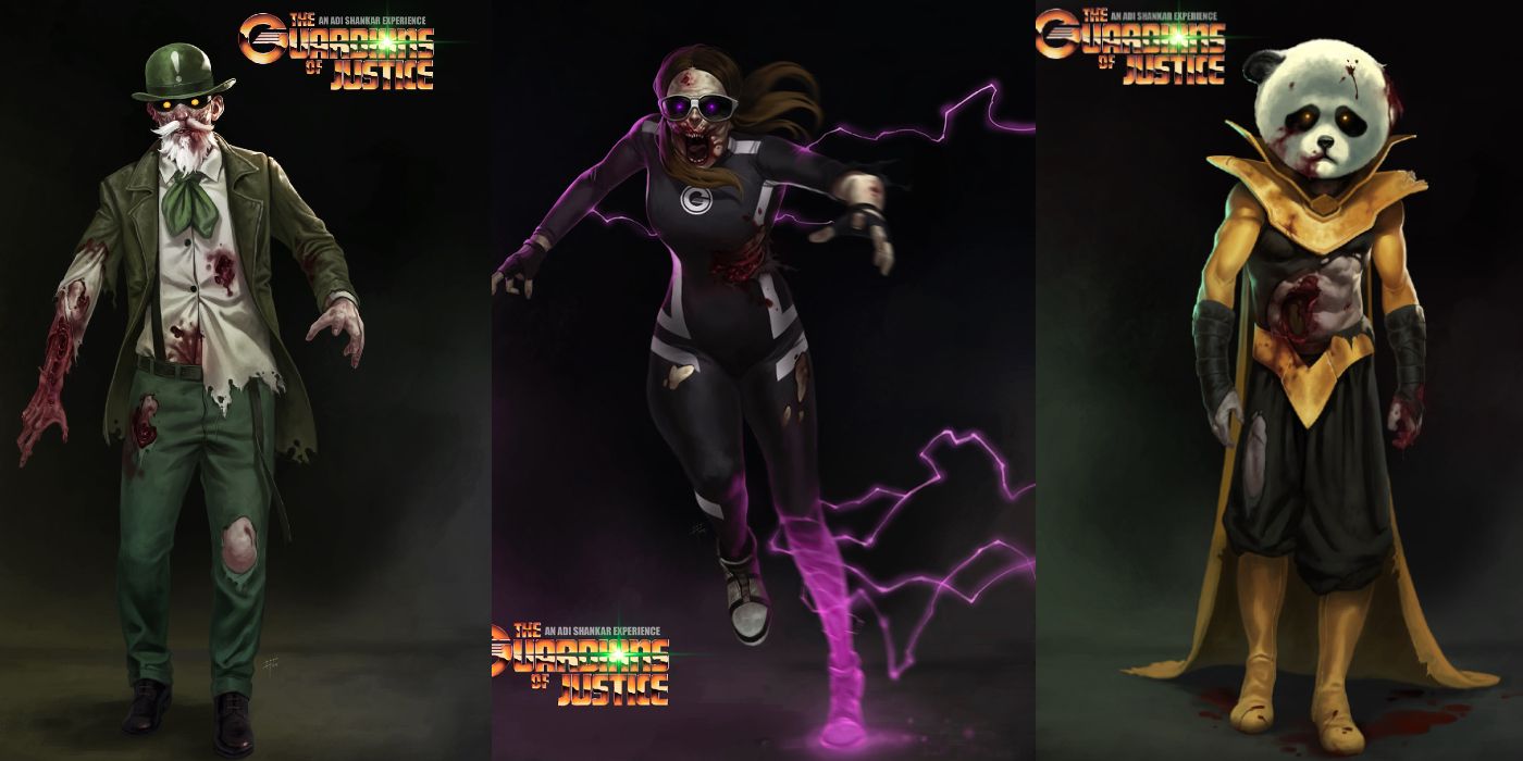 Adi Shankar's The Guardians of Justice characters