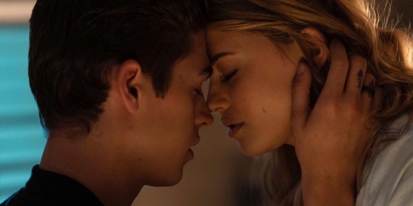 Tessa and Hardin about to kiss in After We Fell