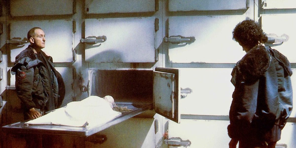 Ripley attends the autopsy of Newt in Alien 3.
