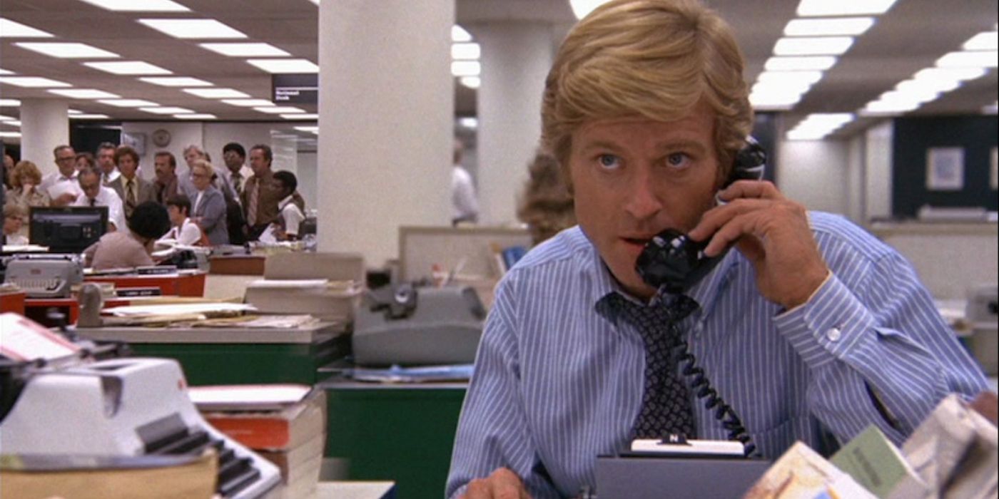 Bob on the phone in All the President's Men