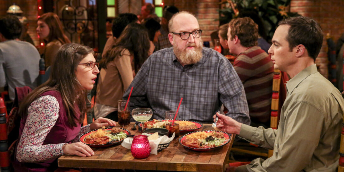 Amy and Sheldon have dinner with Bert on TBBT